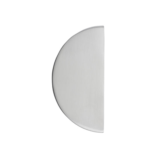 Iver Cupboard Pull Osaka Half Moon Brushed Chrome