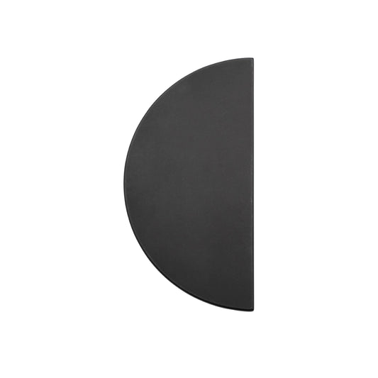Iver Cupboard Pull Osaka Half Moon Matt Black