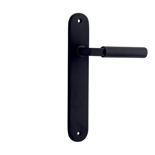 Iver Door Handle Berlin Oval Latch Matt Black