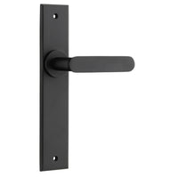 Iver Door Handle Bronte Chamfered Latch Matt Black