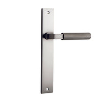 Iver Door Handle Brunswick Rectangular Latch Satin Nickel
