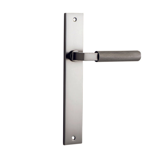 Iver Door Handle Brunswick Rectangular Latch Satin Nickel