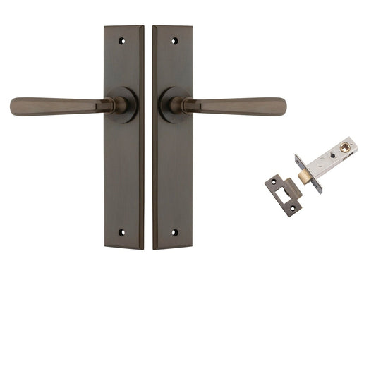 Iver Door Handle Copenhagen Chamfered Signature Brass Passage Kit