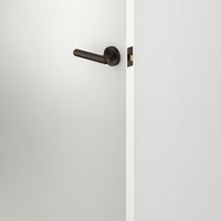 Iver Door Handle Puerto Rose Round Signature Brass Inbuilt Privacy Kit