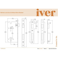 Iver Door Handle Puerto Rose Round Signature Brass Key / Key Entrance Kit