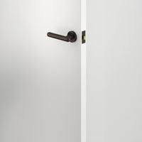 Iver Door Handle Puerto Rose Round Signature Brass Passage Kit