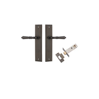 Iver Door Handle Sarlat Stepped Signature Brass Passage Kit