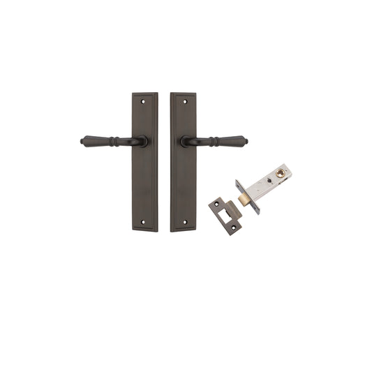 Iver Door Handle Sarlat Stepped Signature Brass Passage Kit