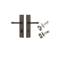 Iver Door Handle Sarlat Stepped Signature Brass Privacy Kit