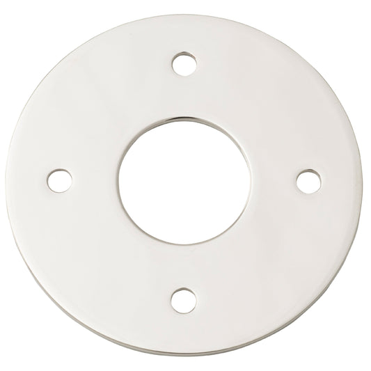 Iver Door Handles & Knobs Adaptor Plate Pair Round Rose Polished Nickel