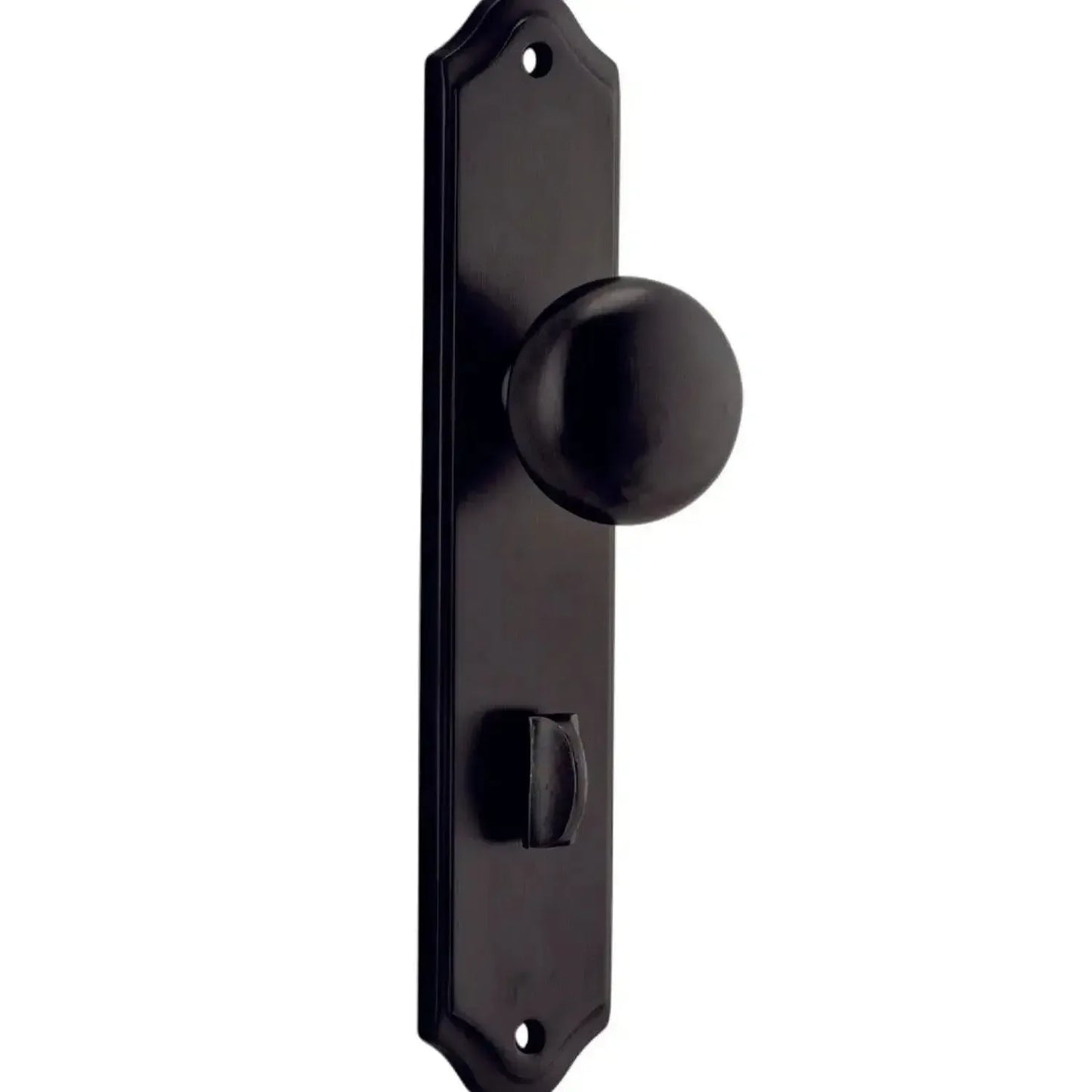 Iver Door Knob Cambridge Shouldered Privacy Pair Signature Brass
