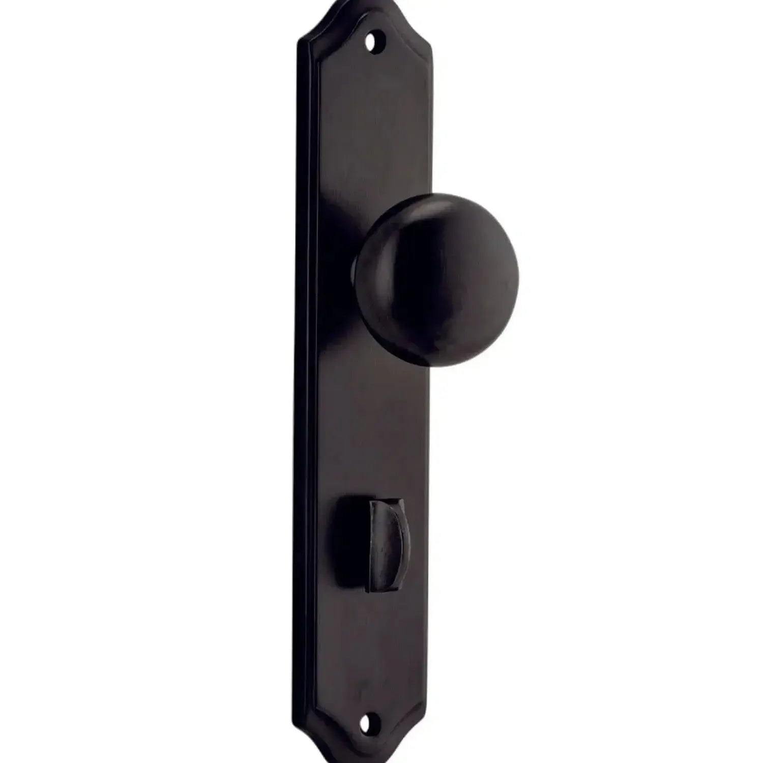 Iver Door Knob Cambridge Shouldered Privacy Pair Signature Brass