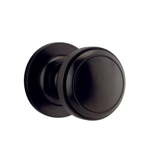Iver Door Knob Paddington Round Rose Concealed Fix Pair Signature Brass