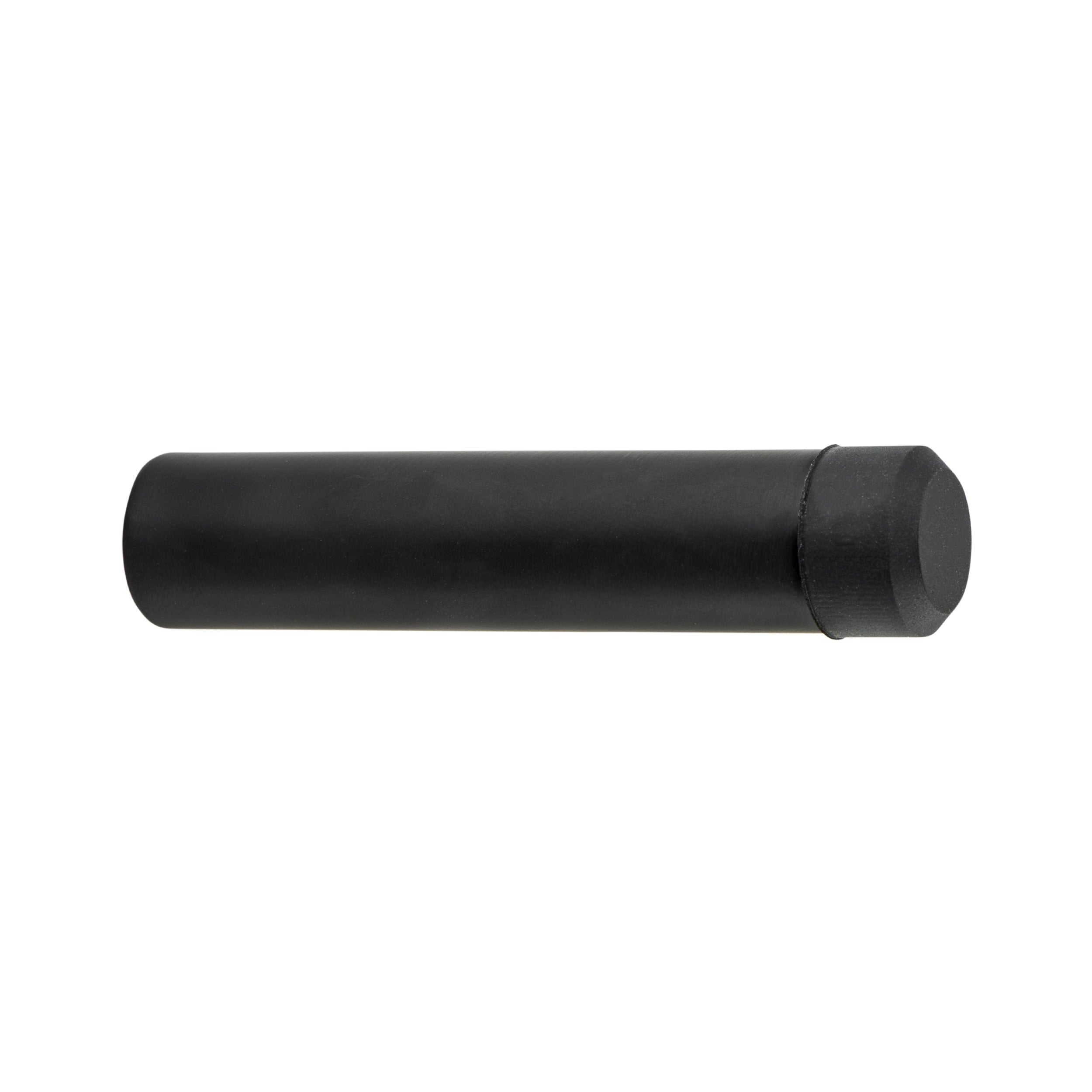 Iver Door Stop Concealed Fix Pencil Matt Black D16xP75mm