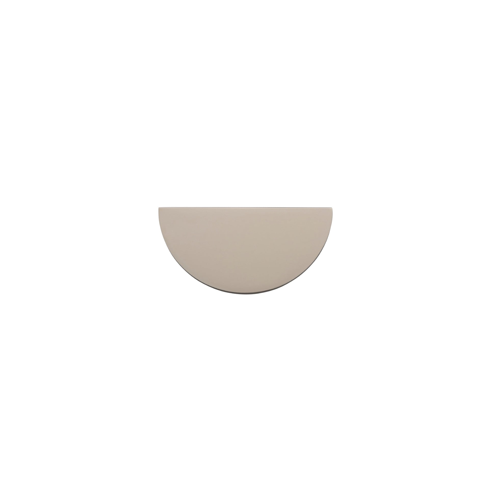 Iver Drawer Pull Osaka Half Moon Satin Nickel W75mm CTC64mm