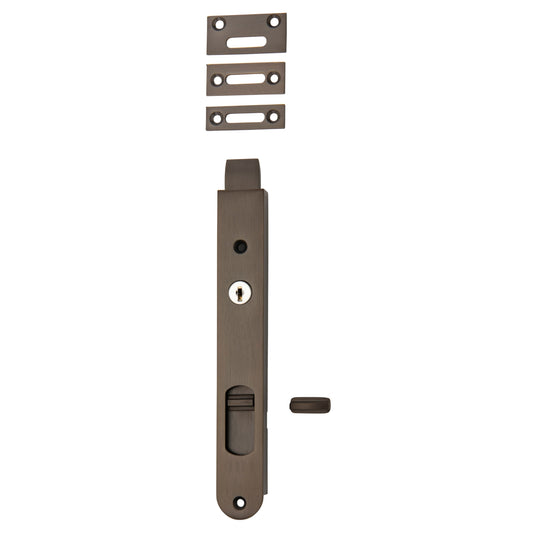Iver Flush Bolt Locking Signature Brass H200mm