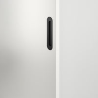 Iver Flush Pull Puerto Oval Matt Black