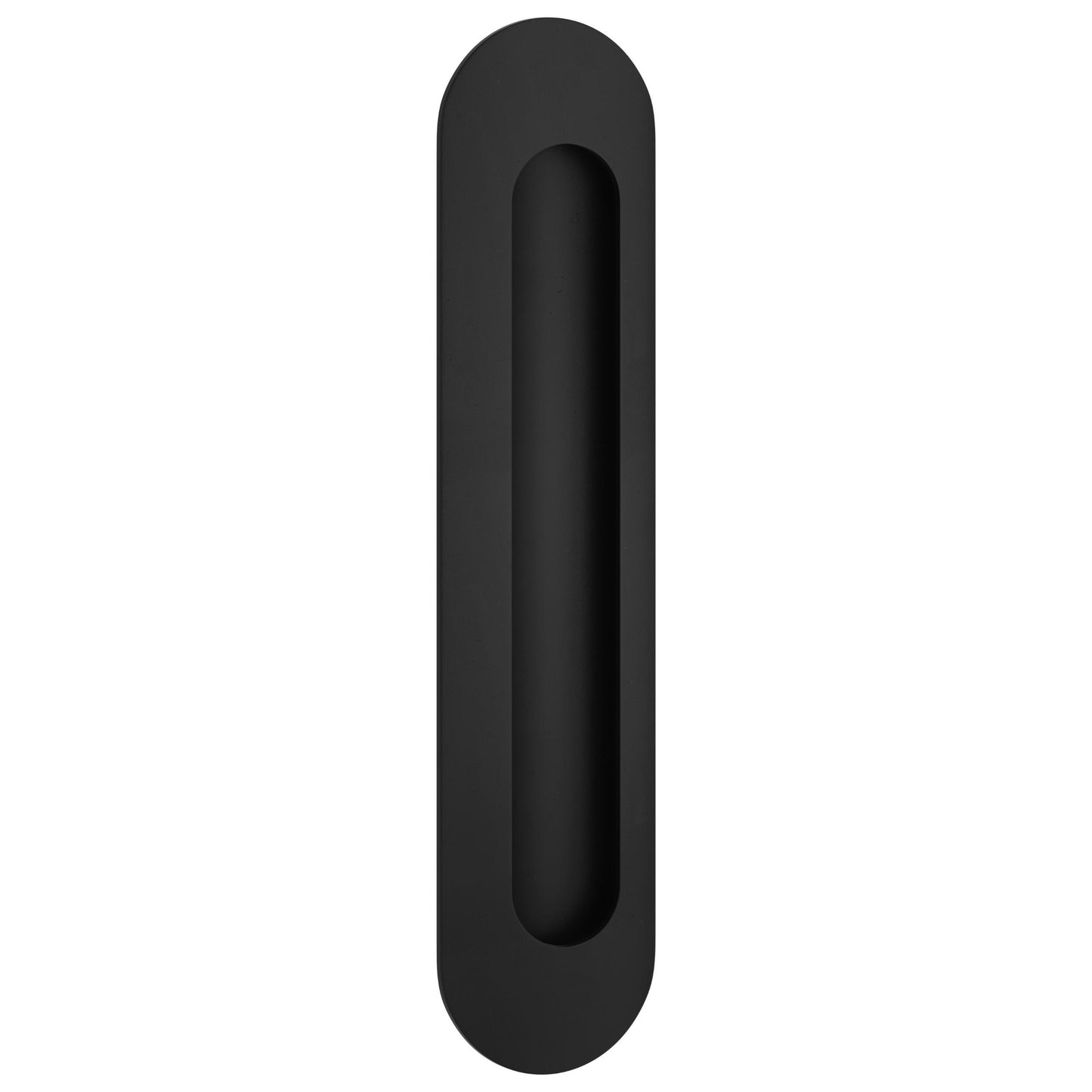 Iver Flush Pull Puerto Oval Matt Black