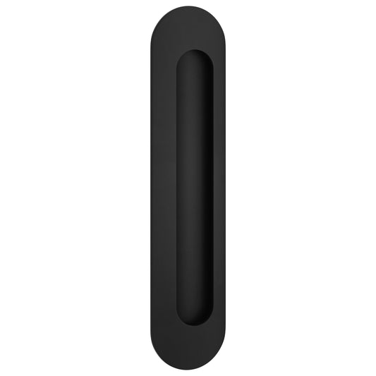 Iver Flush Pull Puerto Oval Matt Black