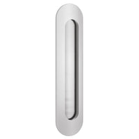 Iver Flush Pull Puerto Oval Polished Chrome