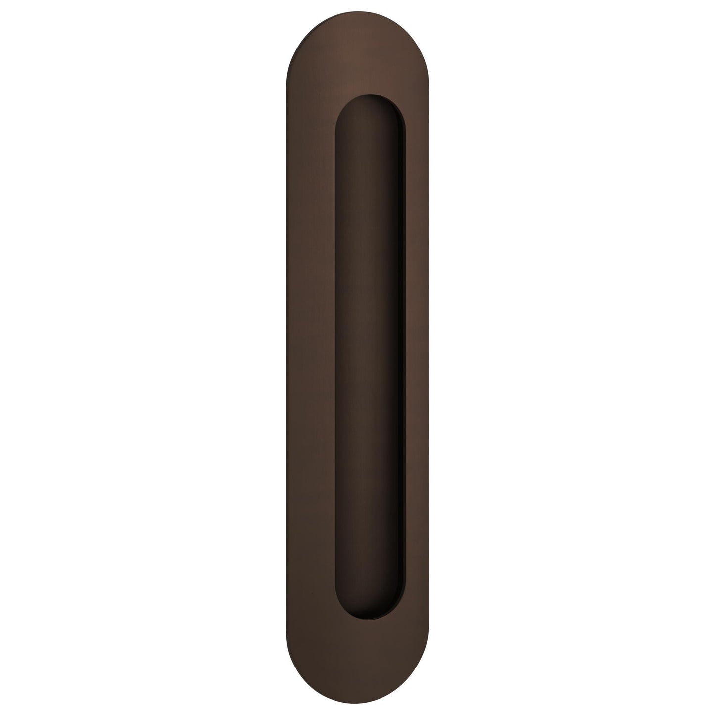 Iver Flush Pull Puerto Oval Signature Brass