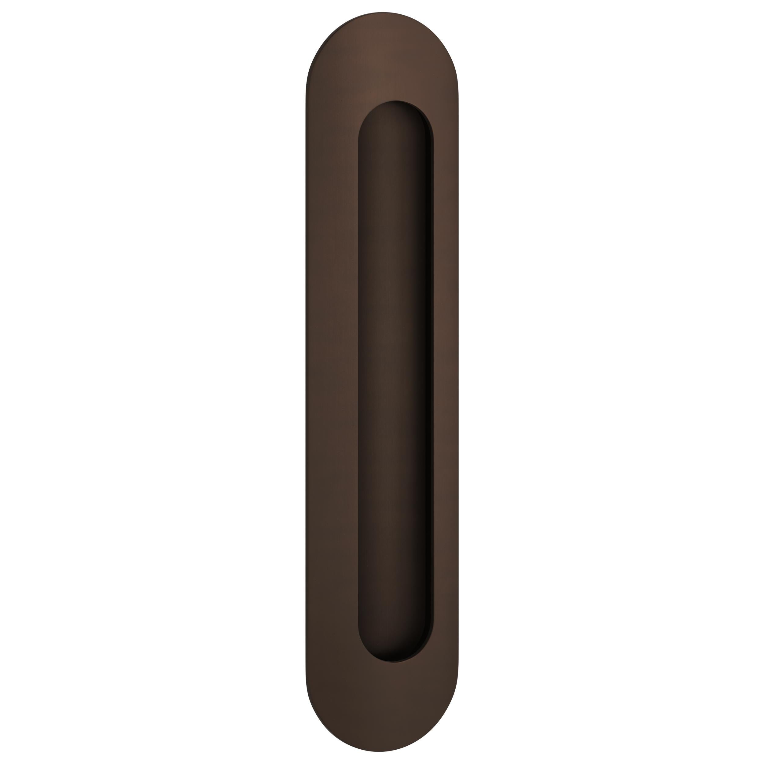 Iver Flush Pull Puerto Oval Signature Brass
