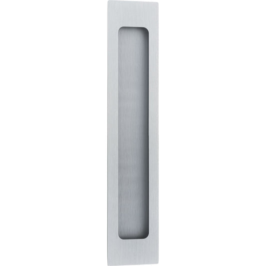 Iver Flush Pull Rectangular Brushed Chrome H225xW45xP2.5mm