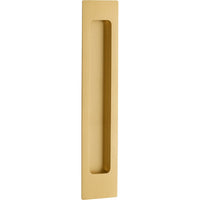 Iver Flush Pull Rectangular Brushed Gold PVD H225xW45xP2.5mm