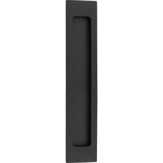 Iver Flush Pull Rectangular Matt Black H225xW45xP2.5mm