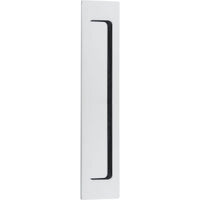 Iver Flush Pull Rectangular Polished Chrome H225xW45xP2.5mm