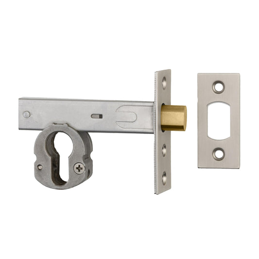 Iver Mortice Deadbolt Euro Satin Nickel Backset 70mm
