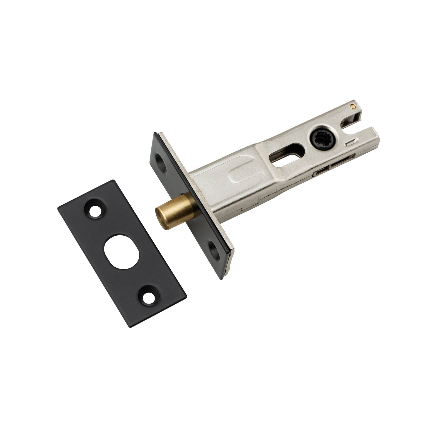 Iver Privacy Bolt Round Bolt Matt Black Backset 60mm