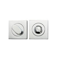 Iver Privacy Turn Oval Concealed Fix Square Polished Chrome