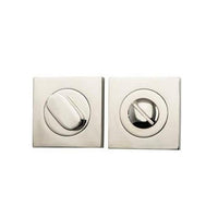 Iver Privacy Turn Oval Concealed Fix Square Polished Nickel
