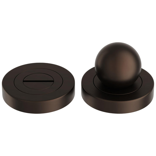Iver Privacy Turn Puerto Rose Round Concealed Fix Signature Brass