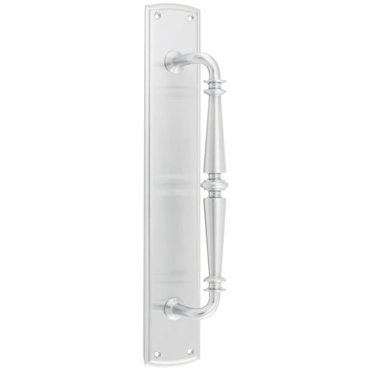 Iver Pull Handle Sarlat Backplate Brushed Chrome 380mm