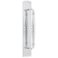 Iver Pull Handle Sarlat Backplate Polished Chrome 380mm