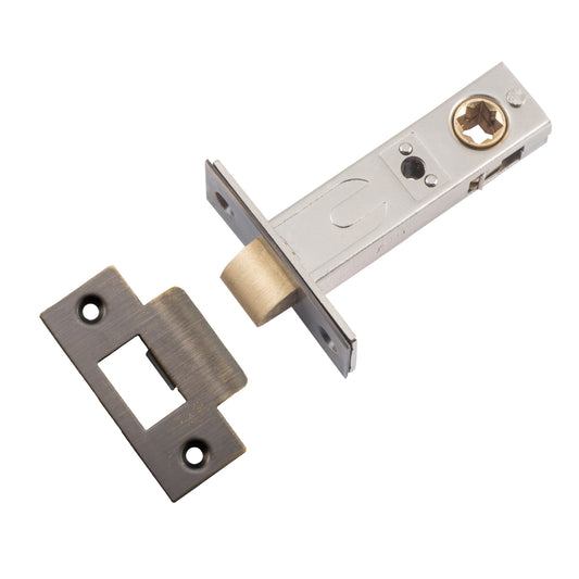 Iver Tube Latch Split Cam Hard Sprung 'T' Striker Signature Brass Backset 60mm