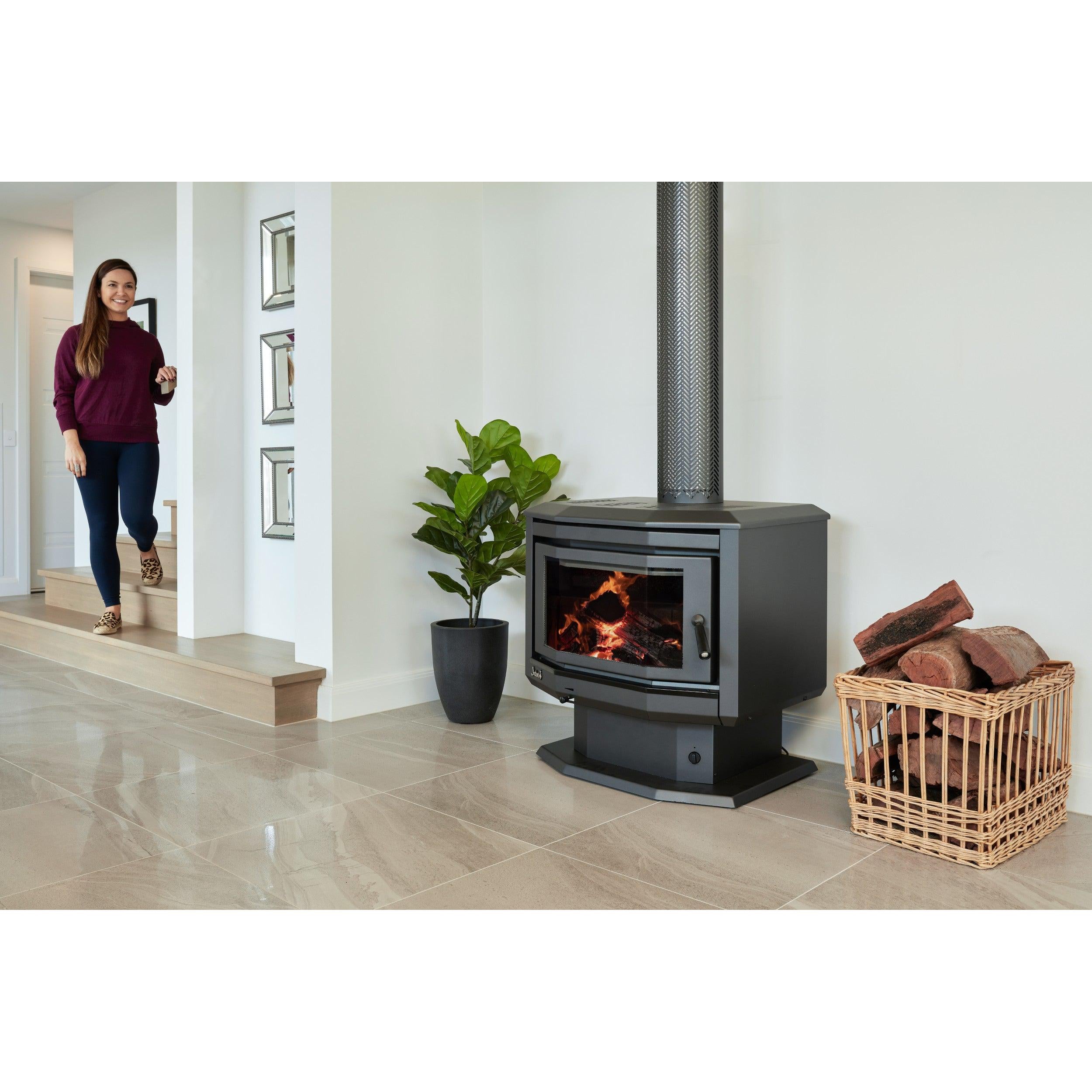 Jindara Pyrenees Freestanding Wood Fireplace