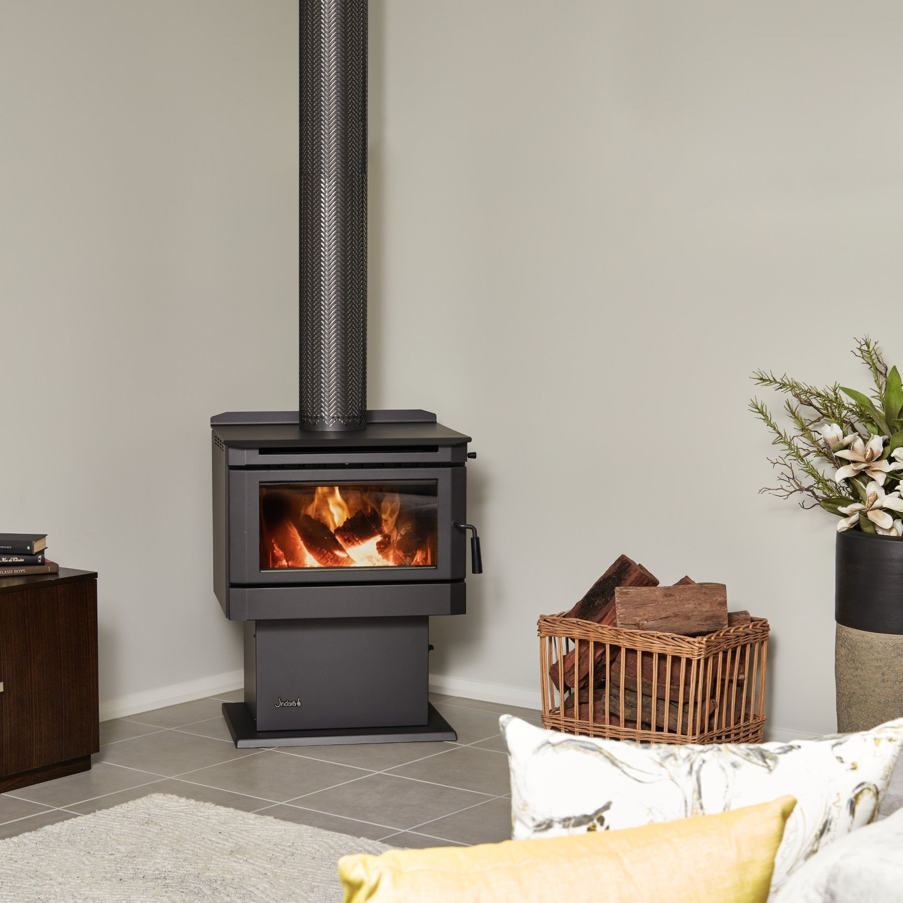 Jindara Riverina Freestanding Wood Fireplace