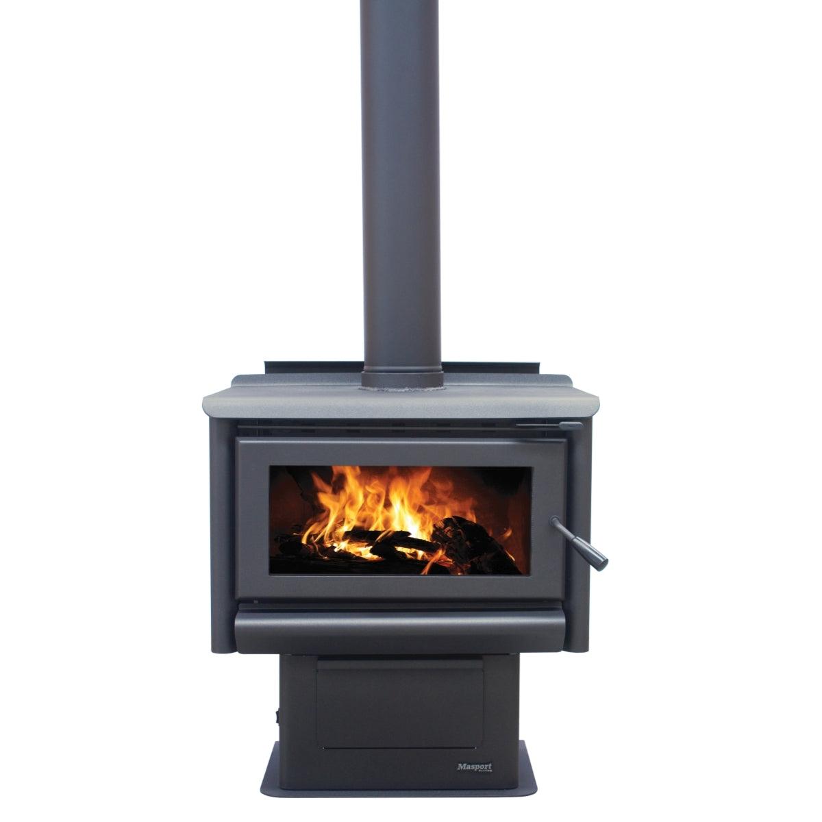 Masport Riverstone Pedestal Wood Fireplace