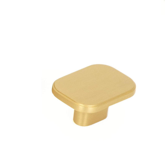 Momo Aspen Cupboard Knob Brushed Satin Brass