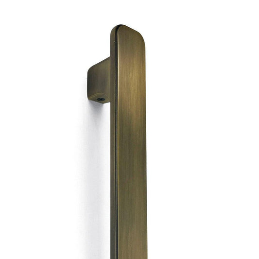 Momo Aspen Entry Door Pull Handle Dark Brushed Brass