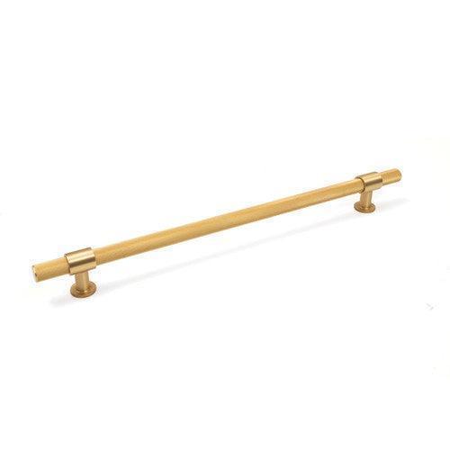 Momo Belgravia 416mm Appliance Cabinet Pull Handle Brushed Satin Brass