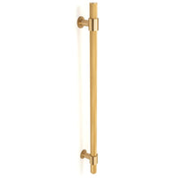 Momo Belgravia Entry Door Pull Handle Brushed Satin Brass