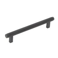 Momo Bellevue 160mm Knurled Bar Cabinet Pull Handle Matt Black