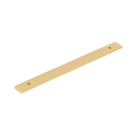 Momo Bellevue 160mm Plain Backplate Brushed Satin Brass