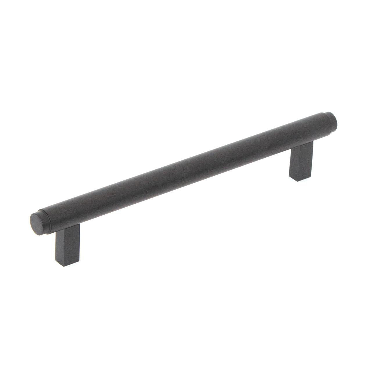 Momo Bellevue 160mm Plain Bar Cabinet Pull Handle Matt Black