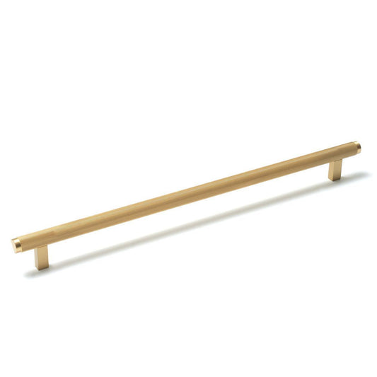 Momo Bellevue 320mm Lined Bar Cabinet Pull Handle Brushed Satin Brass