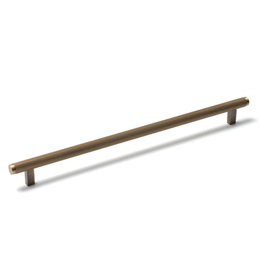 Momo Bellevue 320mm Lined Bar Cabinet Pull Handle Dark Brushed Brass